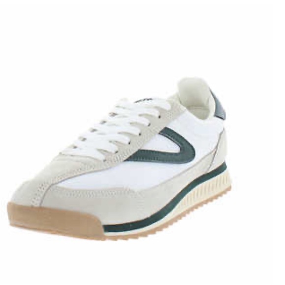 LAST PAIR!!! NIB Tretorn Rawlins Sneaker, Green & White - Picture 2 of 7